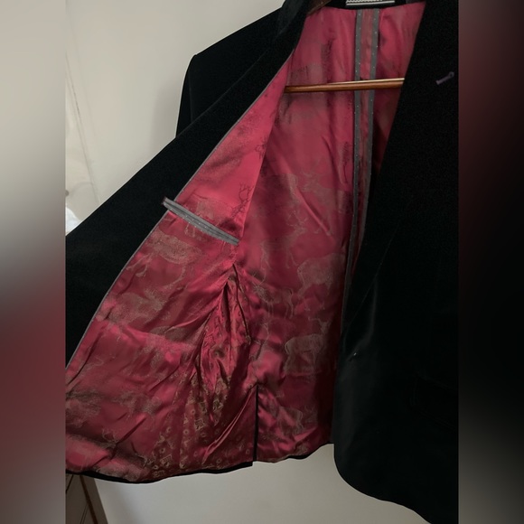 Ted Baker London Velour/Velvet Jacket ~ Size 8 - Picture 9 of 11